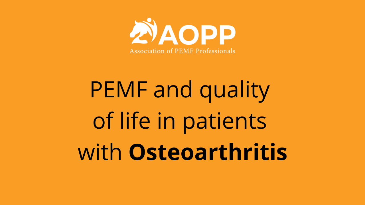 Effects of Pulsed Field Therapy on Pain, Stiffness